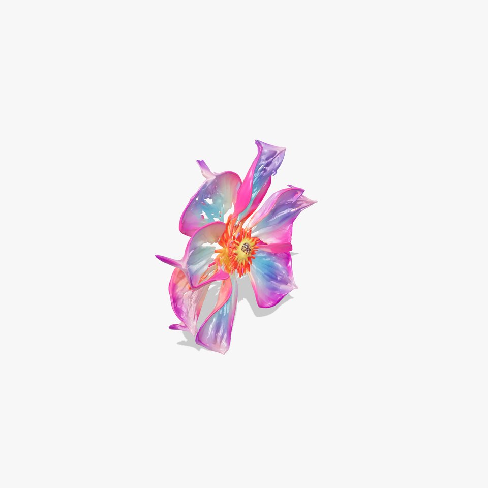 Mystical Flower Luminescent Petals model pack